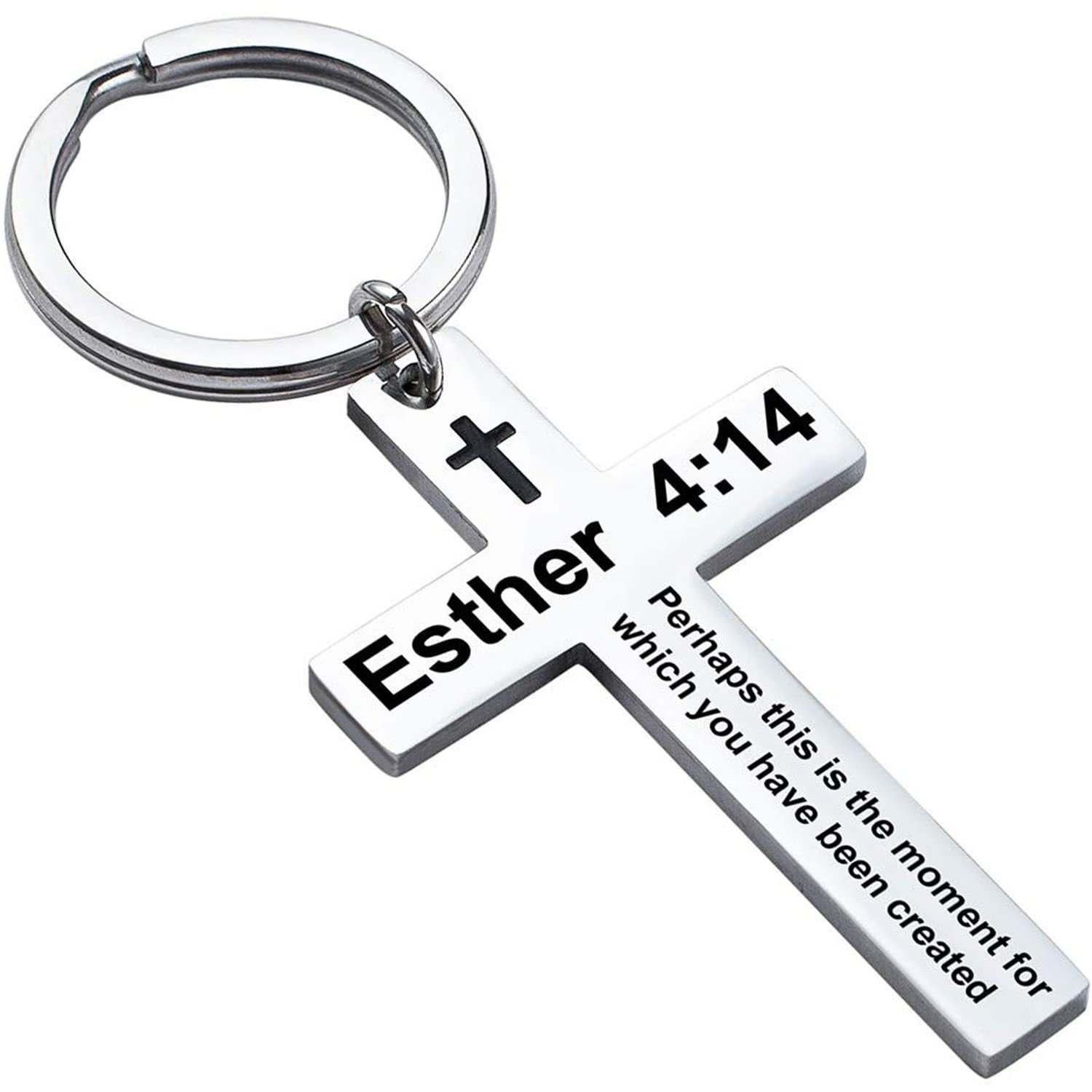 Wholesale Creative stainless steel letter keychain